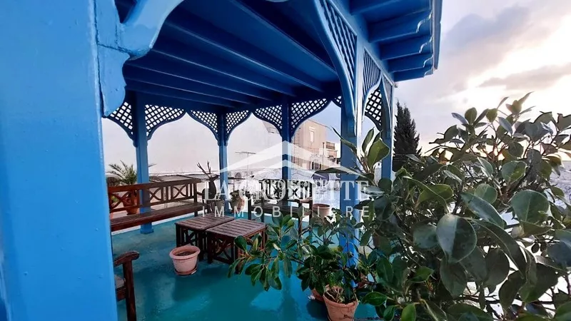 Möblierte S+3 Villa-Etage zur Miete in Sidi Bou Saïd - MEL0011
