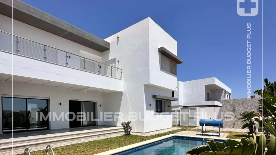 Luxury Villa S+4 in Monchar: Your Dream Oasis in Nabeul!