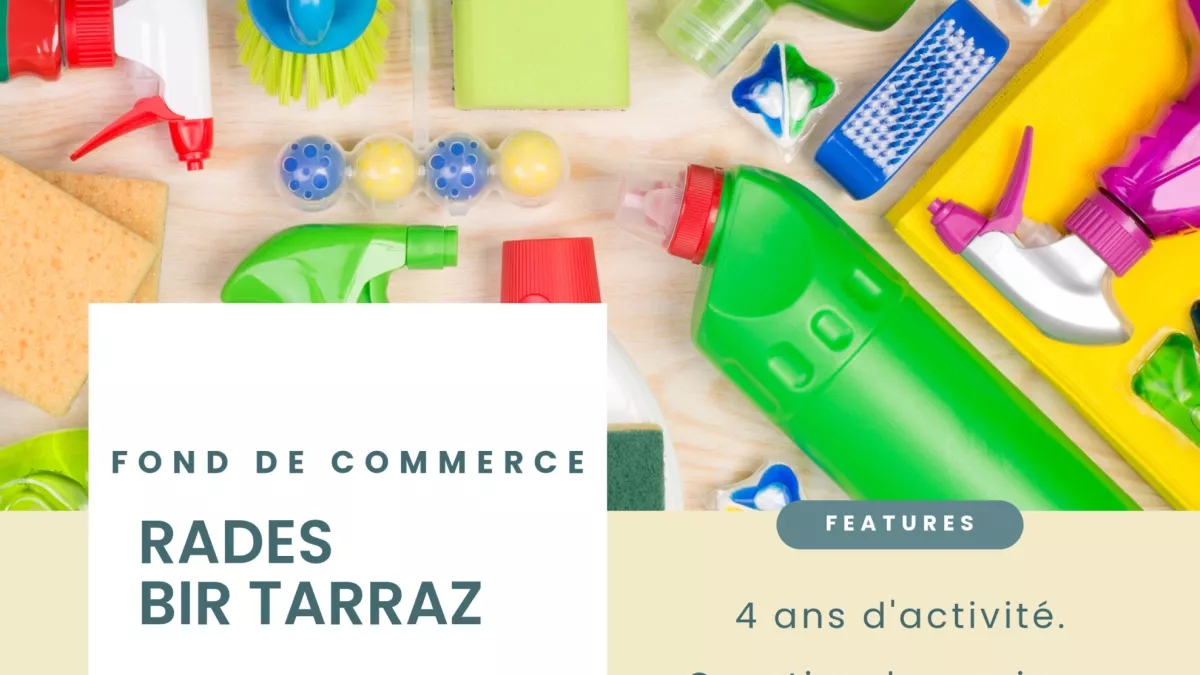 Fiorente Attività di Prodotti per la Casa in Vendita a Radès Bir Tarraz