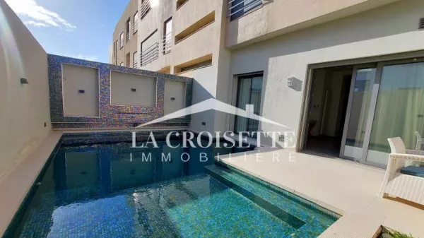 Elegant S+1 Apartment with Terrace and Pool in Gammarth - MAV1650