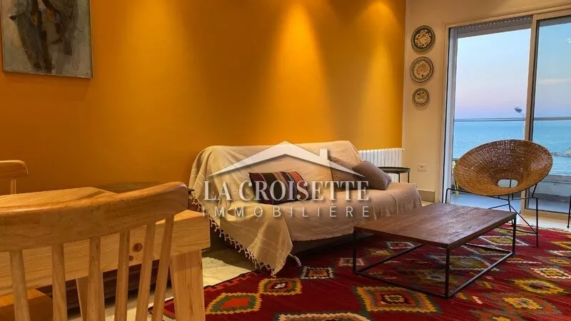 Luxuriöse S+1 Möblierte Wohnung mit Meerblick in La Goulette ZAL1494