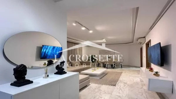 Furnished S+2 Apartment for Rent in Berges du Lac 2, Tunis