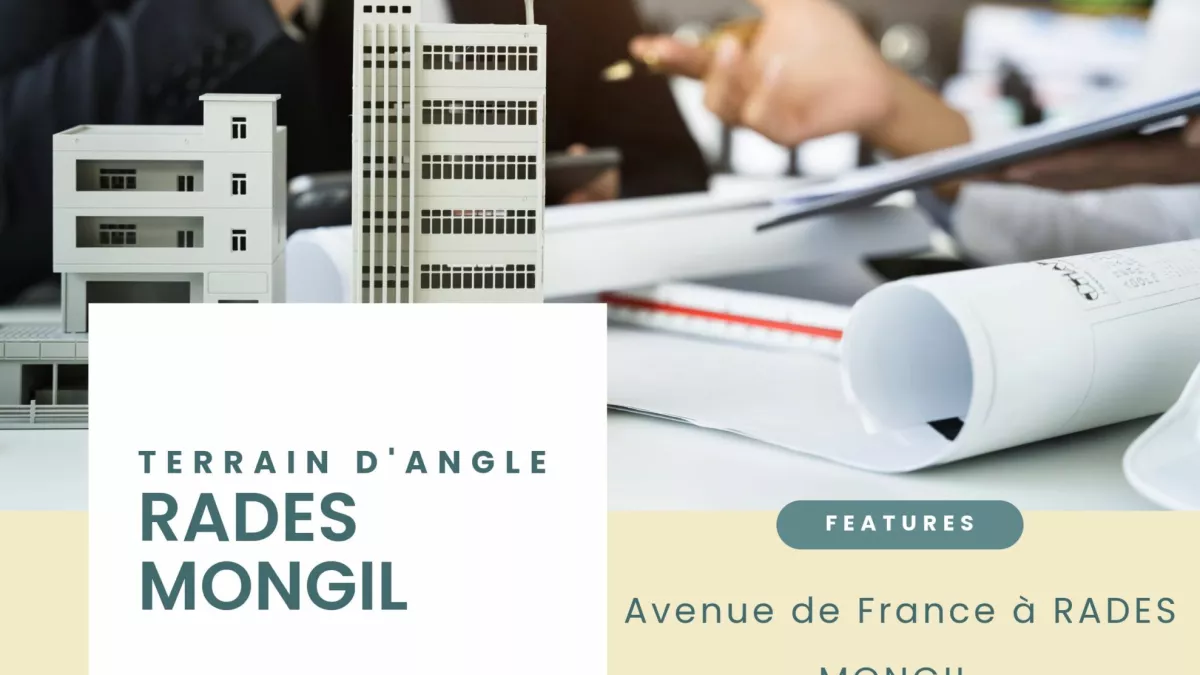 Einzigartige Investitionsmöglichkeit in Radès Mongil: Eckgrundstück an der Avenue de France