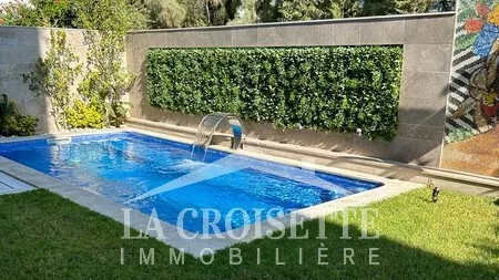 Luxury Apartment S+3 with Garden and Pool in La Soukra - MAV1556