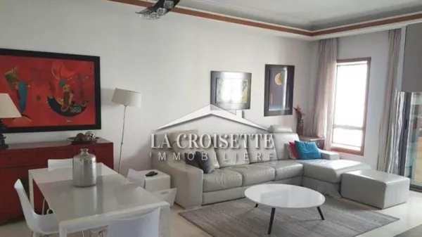 Luxury Furnished S+2 Apartment for Rent in Berges du Lac 2 - Ref