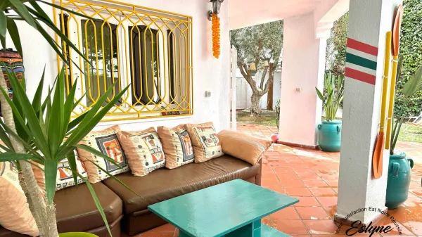 Ground Floor of Independent Furnished Villa in Chott Meriam - Seasonal Rental