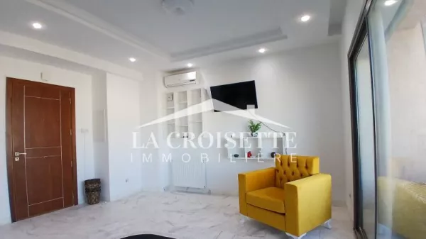 Furnished S+1 Apartment with Terrace in L'Aouina - ZAL1660