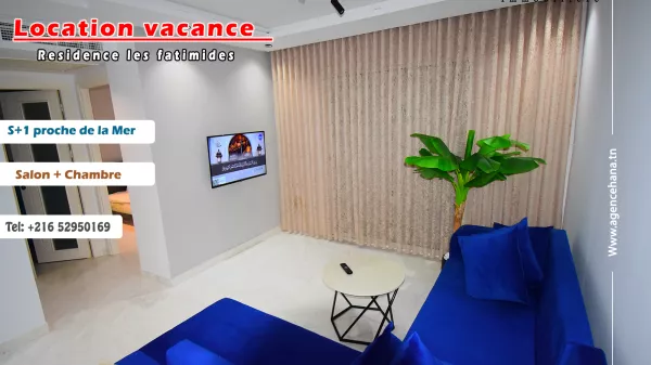 S+1 New Apartment in Rz Fatimides, Close to the Beach - Mahdia