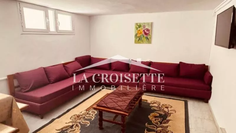 Ground Floor of Furnished S+2 Villa for Rent in La Marsa - MRCL0322