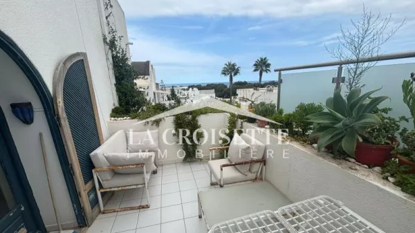 Luxury Furnished Duplex with Sea View and Terrace in Gammarth - MVL1751