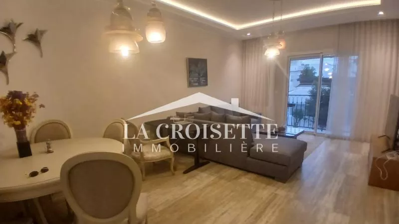 Möblierte S2-Wohnung zur Miete in La Marsa Beach, MAL2011