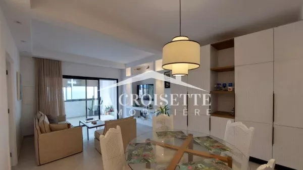 Furnished S2 Apartment with Breathtaking Sea Views in La Marsa - MAL1985