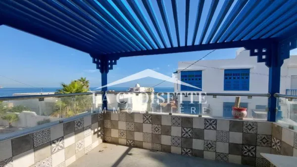 Furnished S+2 Apartment with Sea View in La Marsa MAL2002