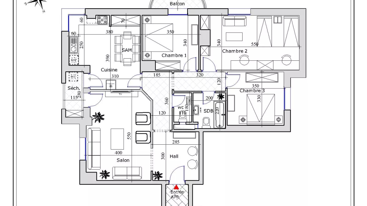 Spacious S+3 Apartment in Sfax: A Secure and Profitable Investment