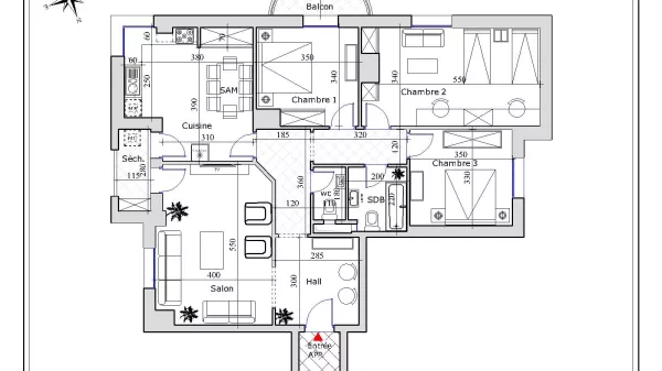 Spacious S+3 Apartment in Sfax