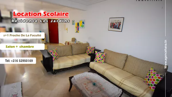 Ideal S1 Apartment for Medical Professionals in Mahdia's Tourist Area