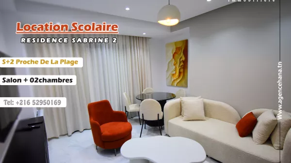 Luxurious 2-Bedroom Apartment in Mahdia's Tourist Zone