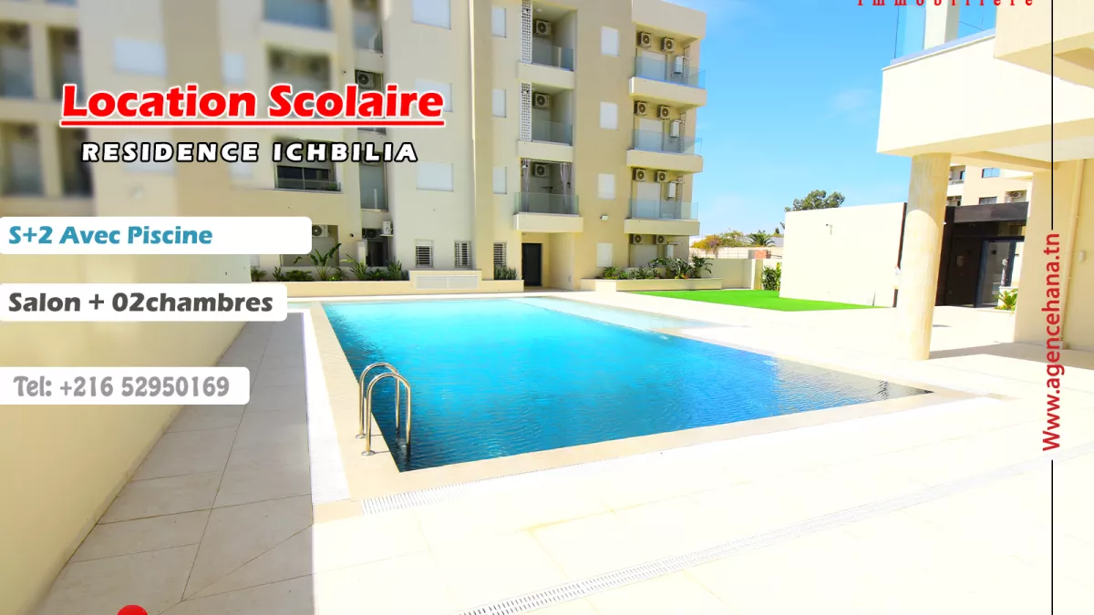 Geräumige S+2 Wohnung mit Pool in der Touristenzone von Mahdia