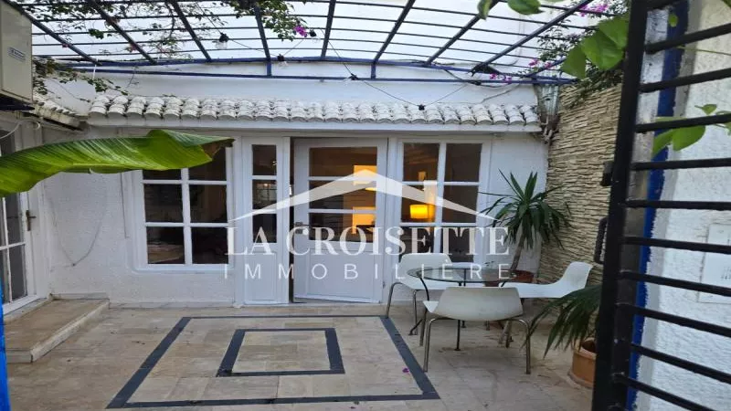 Ground Floor Villa Apartment S2 with Terrace in La Marsa MAL0211