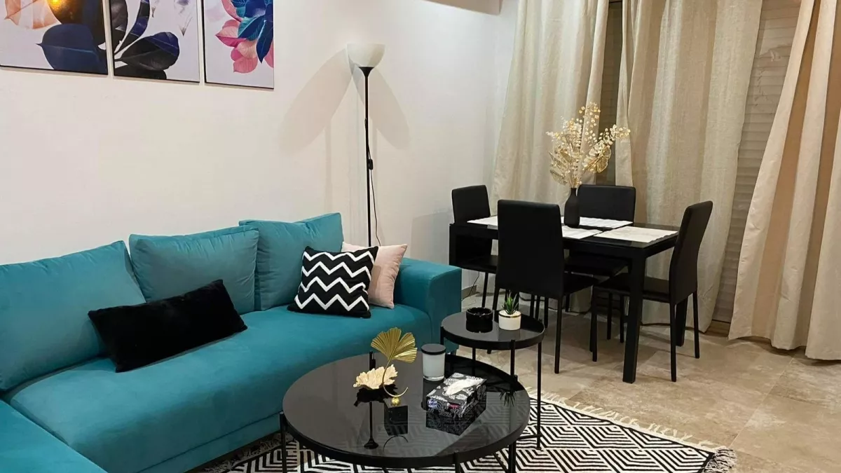 Stunning S+1 Apartment with Sea View in Mrezga - A Haven of Peace in Nabeul