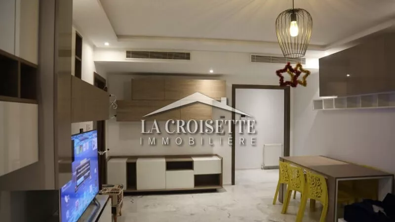 Furnished S+2 Apartment for Rent in Jardins de Carthage - Monthly Rent of 2500 TND