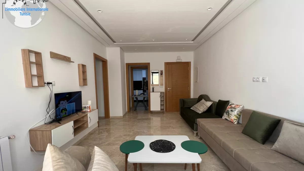 Dream Home in Khzema EST: A Furnished S+2 Apartment for Rent