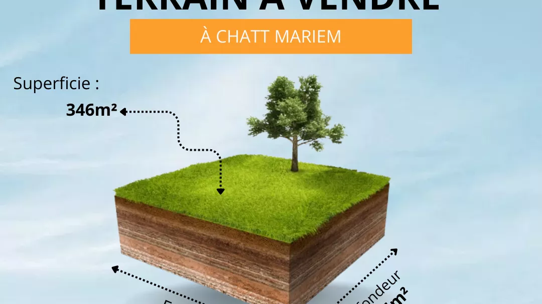 Dream Villa Project in Chott Mariem: 346m² Plot for Sale