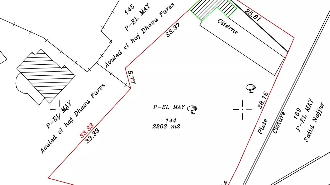 Exceptional Investment Opportunity: 2202m² Plot with Blue Title in Djerba