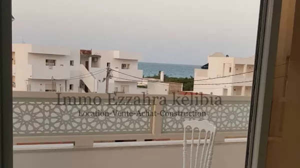 Appartamento con Vista Mare e Terrazza al 1° Piano a Nabeul