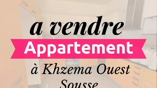 Ampio Appartamento S+3 a Khazema, Sousse