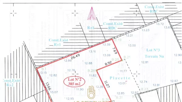 Eccezionale Lotto di 385m² a Sidi Achour, Nabeul
