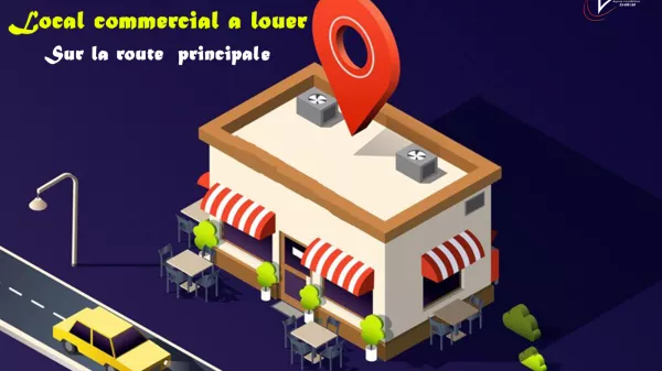 Spazio Commerciale di Prima Categoria sulla Strada Principale a Mahdia