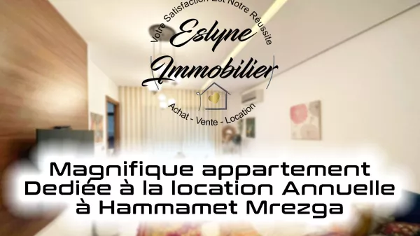 Appartamento S+1 Stupendo con Vista sulla Piscina a Hammamet Mrezga