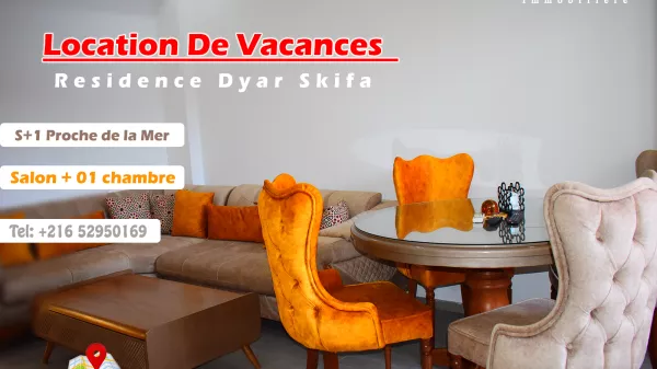 Appartamento di Lusso S+1 a Dyar Skiffa, il Cuore Turistico di Mahdia