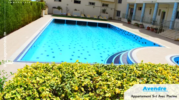 Ampio Appartamento S+1 con Piscina e Vicino alla Spiaggia a Mahdia