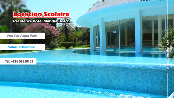 Appartamento di Lusso S+1 in Hotel a Mahdia Beach, Mahdia