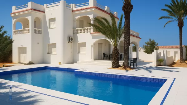 Villa di Lusso con Piscina a Midoun, Djerba