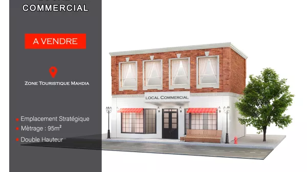 Spazio Commerciale di Prima Categoria nella Zona Turistica di Mahdia