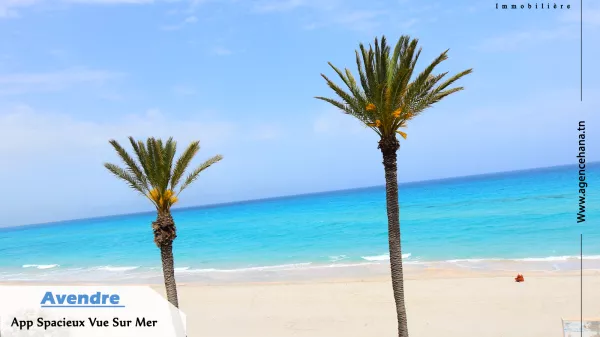 Ampio Appartamento S+2 Fronte Mare con Parcheggio a Mahdia