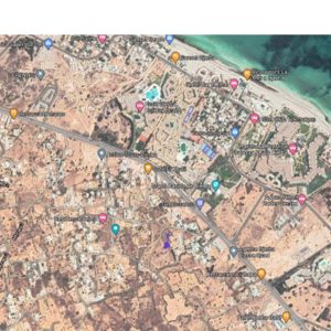Terrain constructible a la zone touristique Djerba face au casino