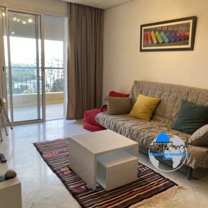 Lumineux appartement S1 avec une magnifique vue de mer à zone touristique – Sousse