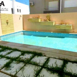 Villa S+4 avec piscine à l’AFH Mrezga Hammmet Nord
