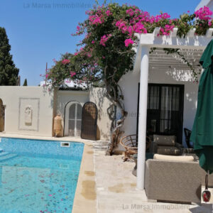 Villa S5 avec piscine et jardin à Carthage