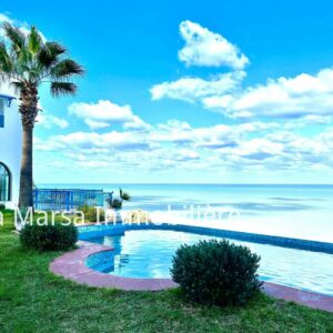 Villa S4 vue mer avec piscine et jardin à Sidi Bou Said