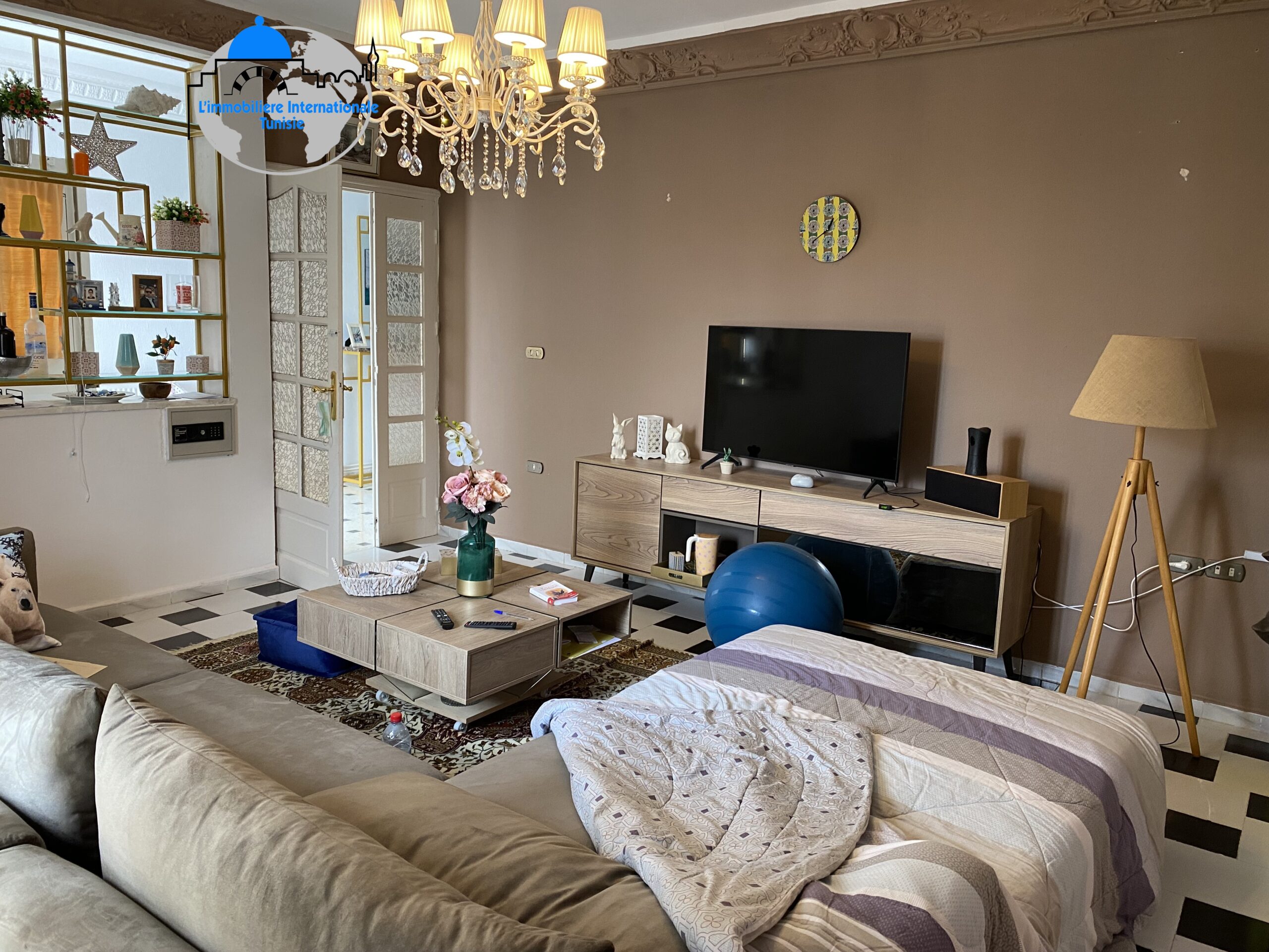 Luxurious Furnished S+2 Villa Apartment in Sousse