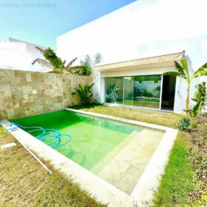 Villa S3 avec jardin et piscine, Gammarth