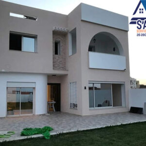 Villa style américain S plus 3 à plage Ezzahra hammem lghzez