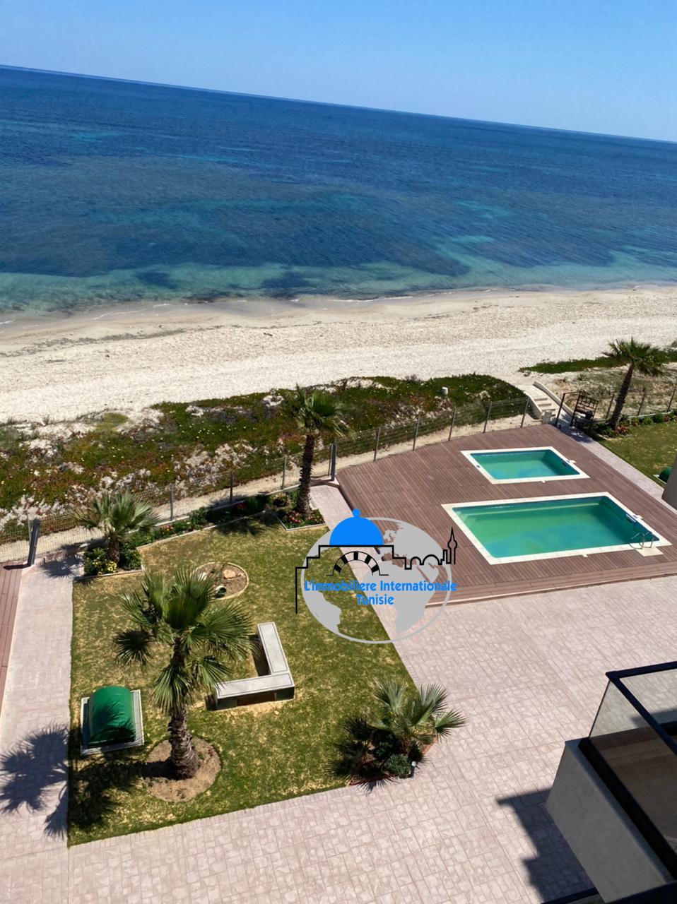 Luxury Beachfront Apartment for Sale in Chott Mariem, Sousse