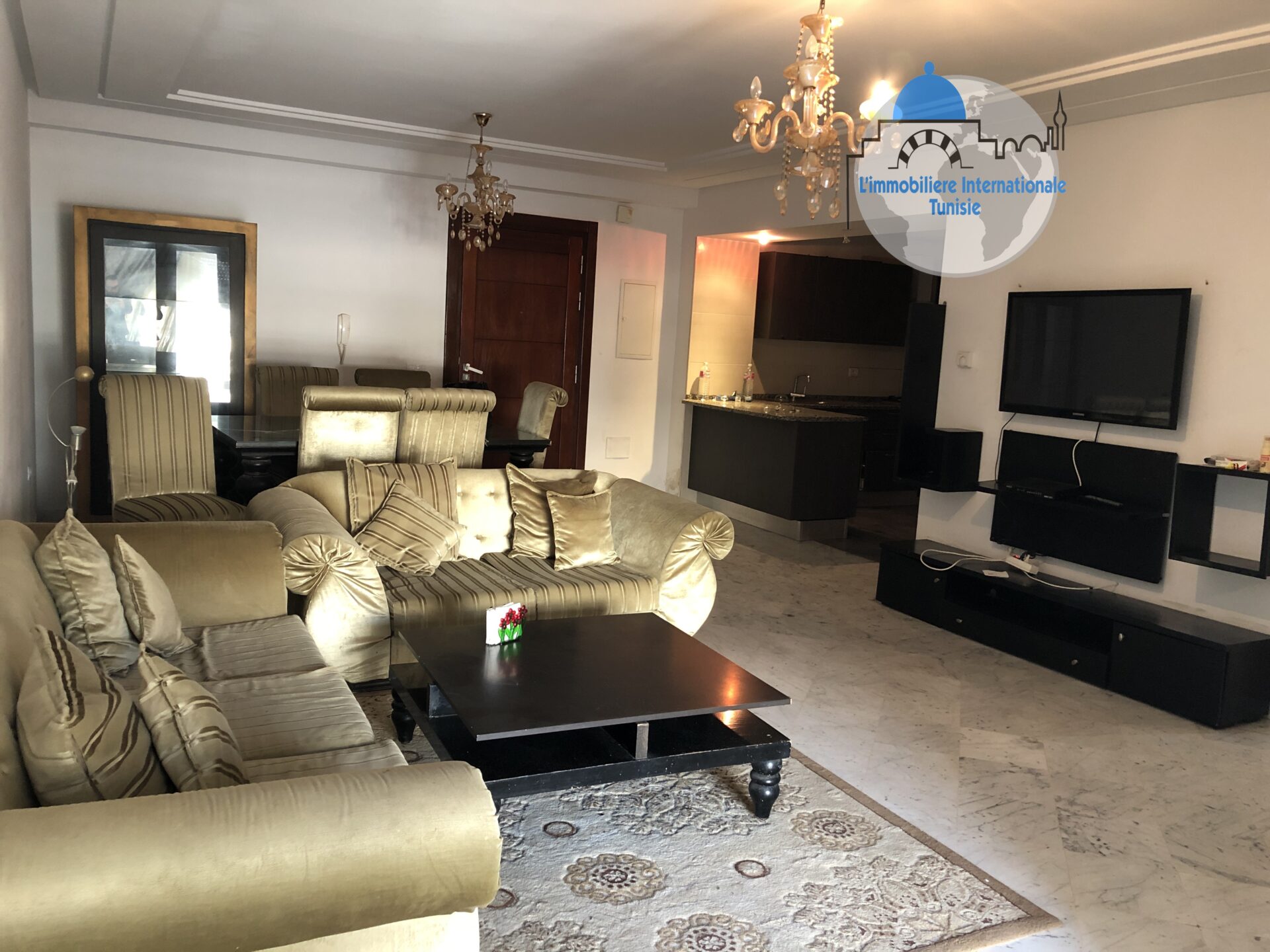 Unfurnished S+2 Apartment on Touristic Route, Sousse