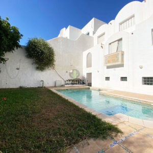 S+2 au RDC de 110m² avec piscine à Hammamet Nord